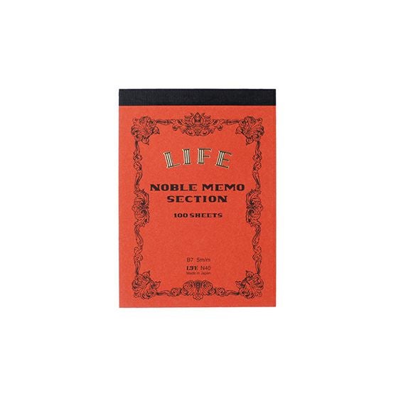 LIFE ノーブルメモB7 方眼 | DELFONICS Web Shop