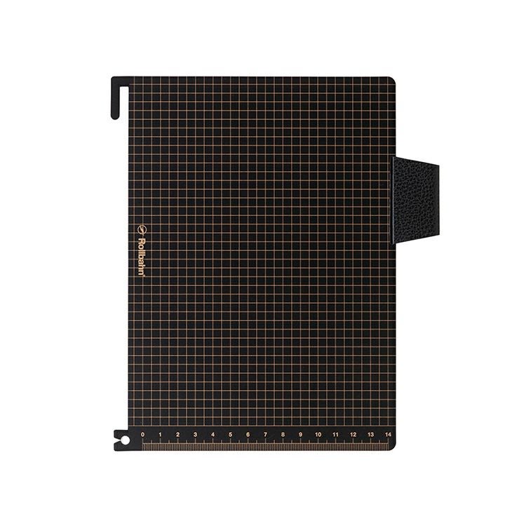 ロルバーンポケット付メモA5用 下敷き ブラック | DELFONICS Web Shop