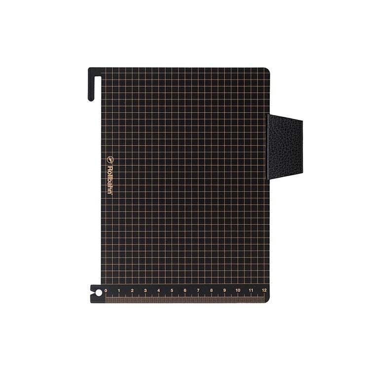 ロルバーンポケット付メモL用 下敷き ブラック | DELFONICS Web Shop