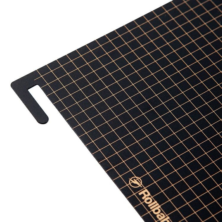 ロルバーンポケット付メモL用 下敷き ブラック | DELFONICS Web Shop
