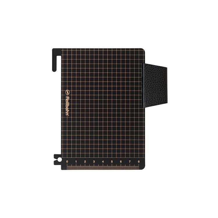 ロルバーンポケット付メモM用 下敷き ブラック | DELFONICS Web Shop