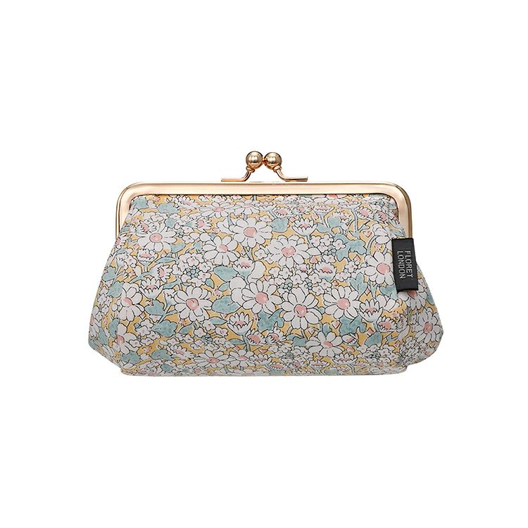 A Floret London リバティプリント ミニがま口ポーチ アリス