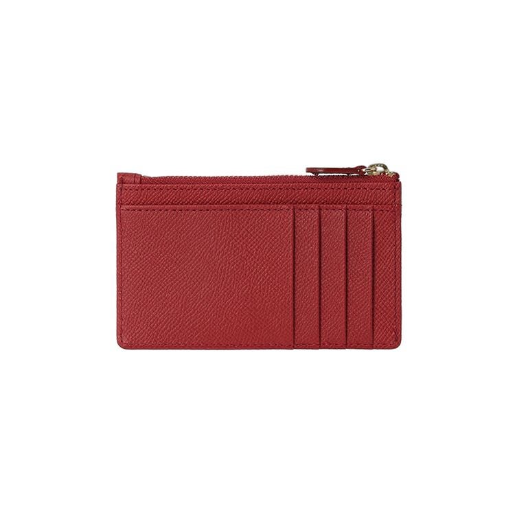 【正規品】Fossil カードケース フォッシル　レザー ジップ レッド 別注オリジナル本革】Richesse ジップカードケース | DELFONICS Web Shop
