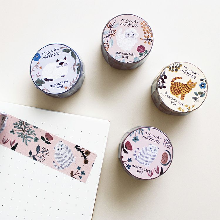 Miyuki Matsuo マスキングテープ ワイド | DELFONICS Web Shop