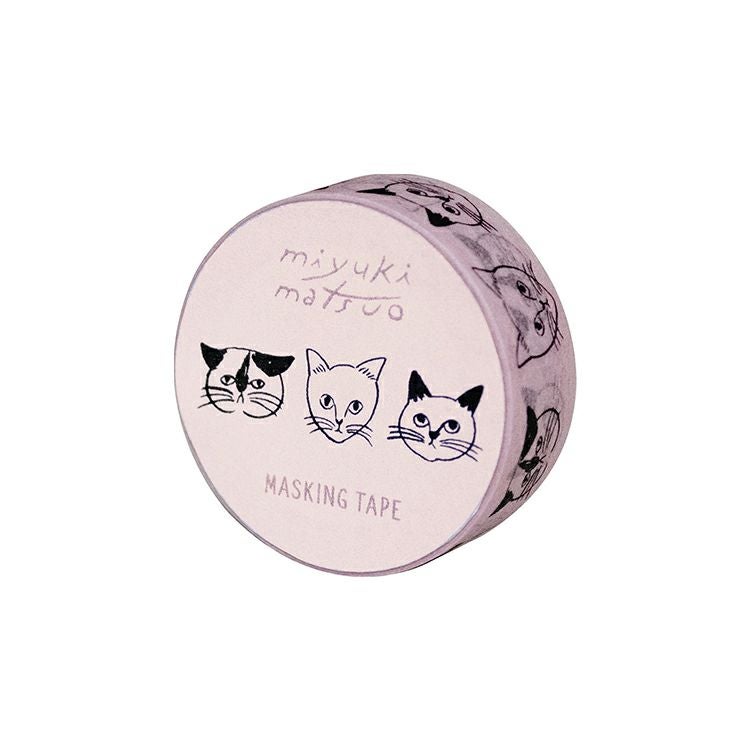 Miyuki Matsuo マスキングテープ ネコ | DELFONICS Web Shop